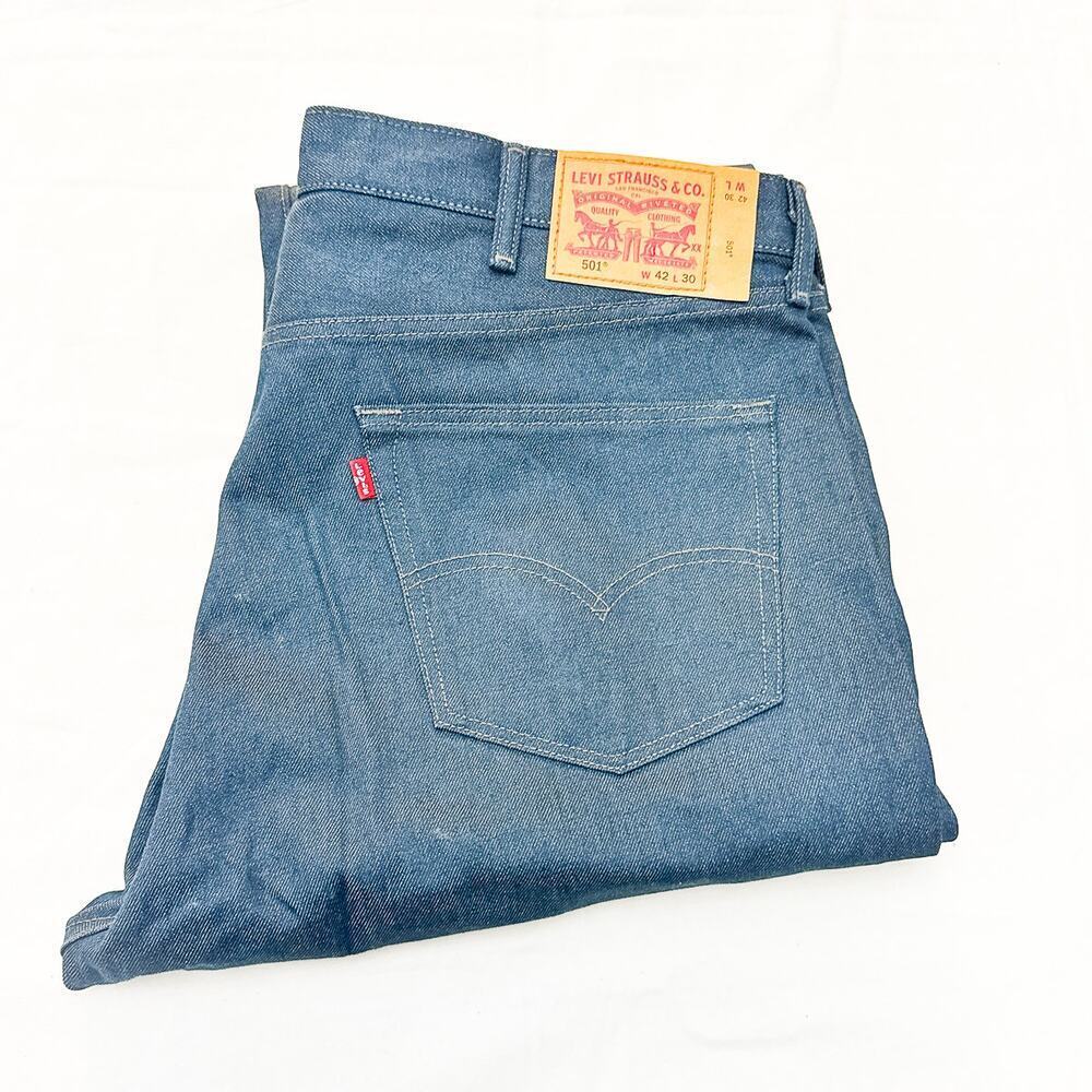 Levi's Men's 501 Dark Wash Denim Jeans MINT/EUC Size 42 x 30